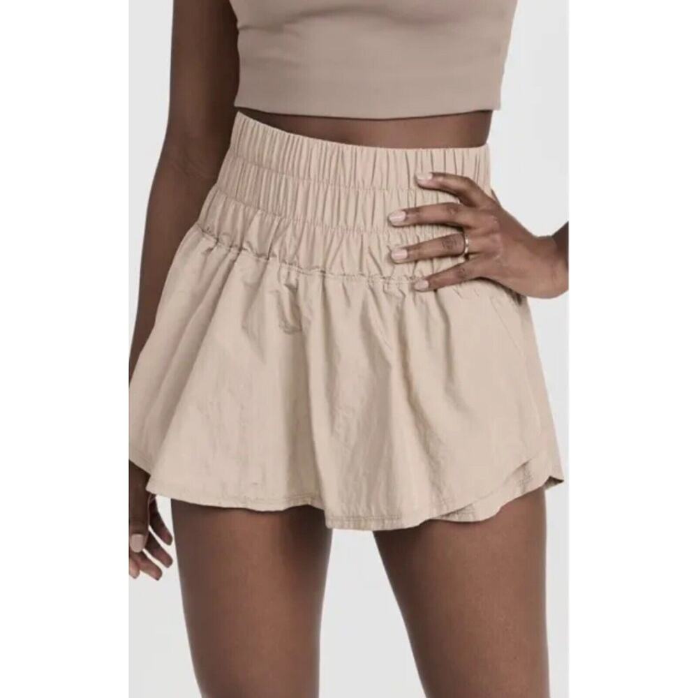Free People FP Movement The Way Home Skort/Short Built-Liner Clay Women’s Size S